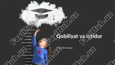 qobiliyat va iqtidor — PPTX