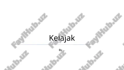 kelajak — PPTX