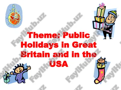 christmas in great britain and the usa — PPTX