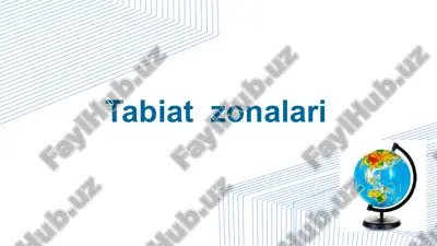 tabiatzonalari — PPTX