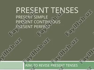present tenses — PPTX