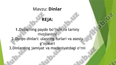 dinlar — PPTX