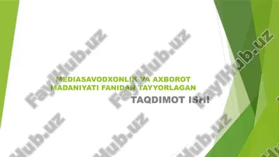 jurnallar tarixi — PPTX