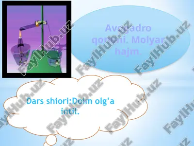 avogadroqonuni, molyarhajm — PPTX