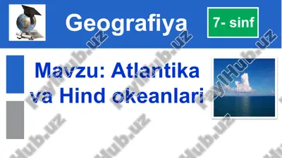 atlantika va hindokeanlari — PPTX
