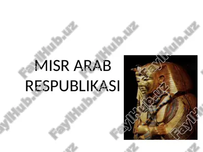 misr arab respublikasi — PPTX
