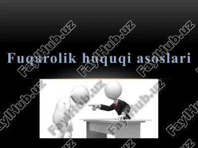 fuqarolik huquqiasoslari — PPTX