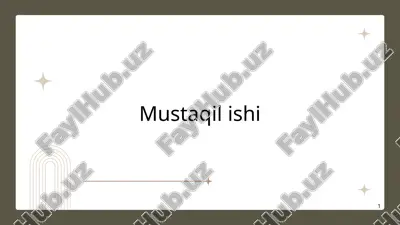 davlatning kelib chiqishi va rivojlanishi — PPTX