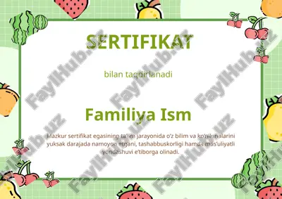 sertifikat — PPTX