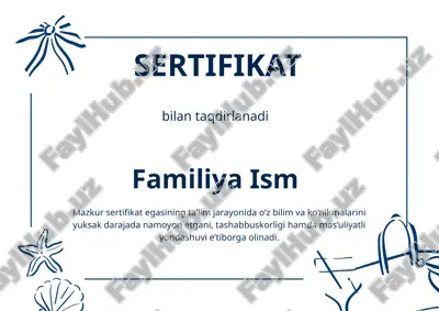 sertifikat — PPTX