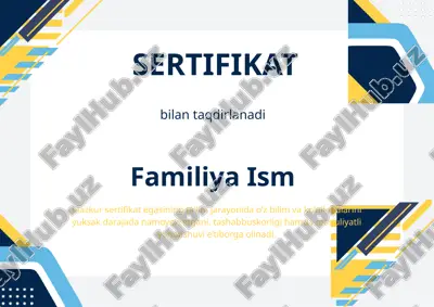 sertifikat — PPTX