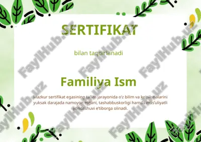 sertifikat — PPTX