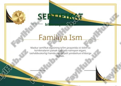 mazkursertifikat — PPTX