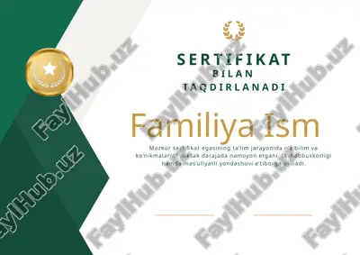 sertifikat — PPTX