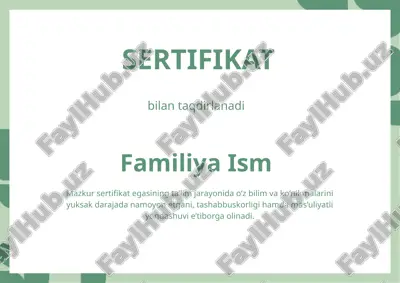 sertifikat — PPTX