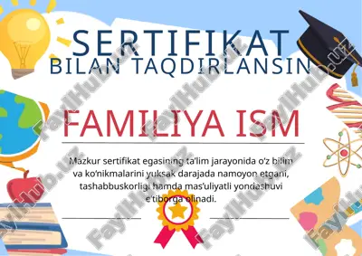 sertifikat — PPTX