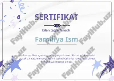 sertifikat — PPTX