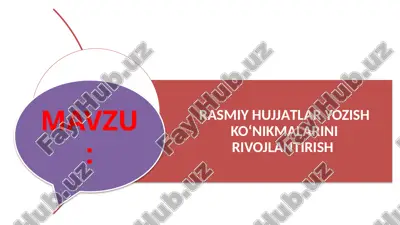 adabiy til — PPTX