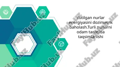 dozimetrik baholash — PPTX