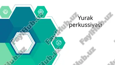 yurak perkussiyasi — PPTX