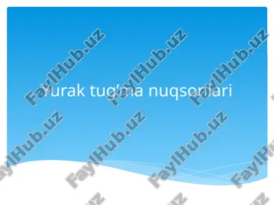 yuraktug’manuqsonlari — PPTX