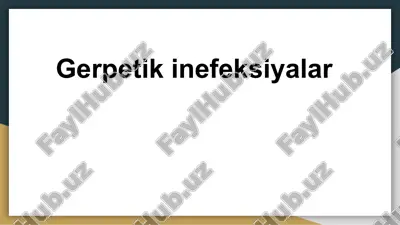 gerpetik inefeksiyalar — PDF
