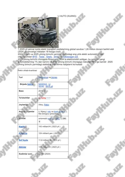li auto (xuang) — DOCX