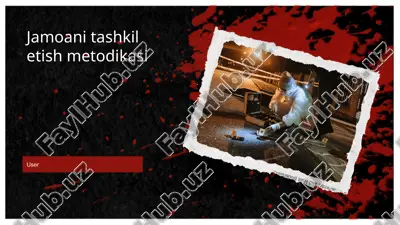 jamoani tashkil etish metodikasi — PPTX