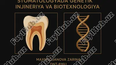 genetik injeneriya va biotexnologiya — PDF