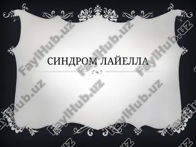 sindrom layella — PPT