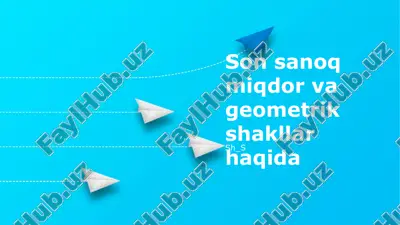 geometrik shakllar — PPTX