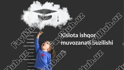 kislota-ishqor muvozanati buzilishi — PPTX