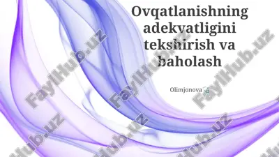 oziq-ovqat bahosi usullari — PPTX