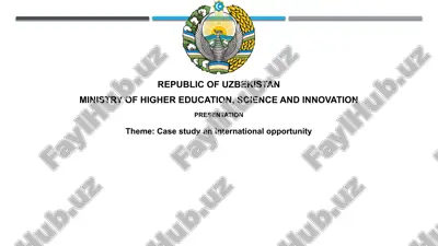 case study an international opportunity — PPTX