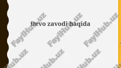 fhdyo bo'limlari — PPTX