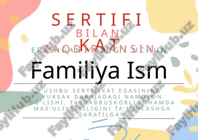 sertifikat — PPTX