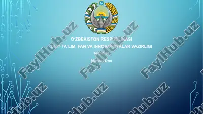 bajarilmadi: nima bo'ldi? — PPTX