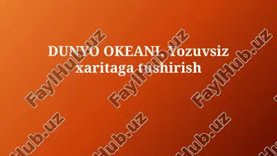 dunyo okeani — PPTX