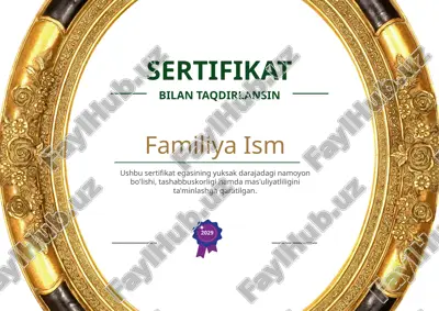 sertifikat — PPTX