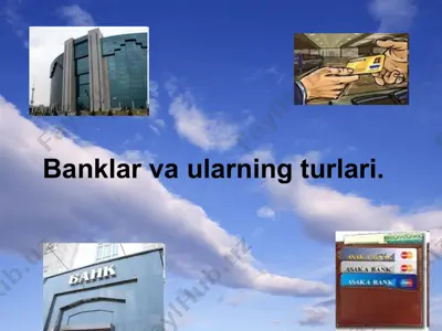 banklar va ularning turlari — PPT