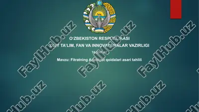 adabiyot qoidalari — PPTX