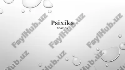 psixika — PPTX
