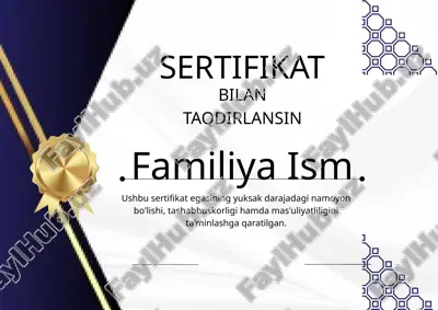sertifikat — PPTX