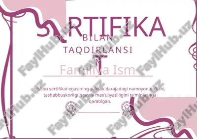 sertifikat — PPTX