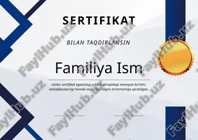 sertifikat — PPTX