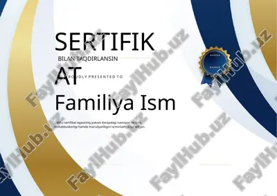 sertifikat — PPTX