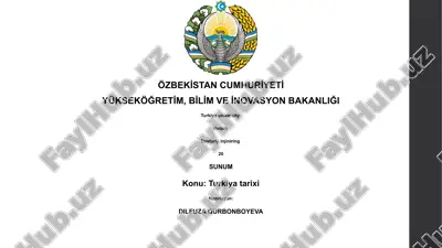 türkiye tarihine giriş — PPTX