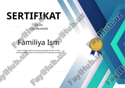 sertifikat — PPTX