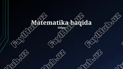 matematika — PPTX