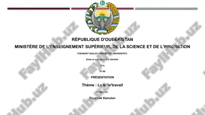 le te'le'travail — PPTX